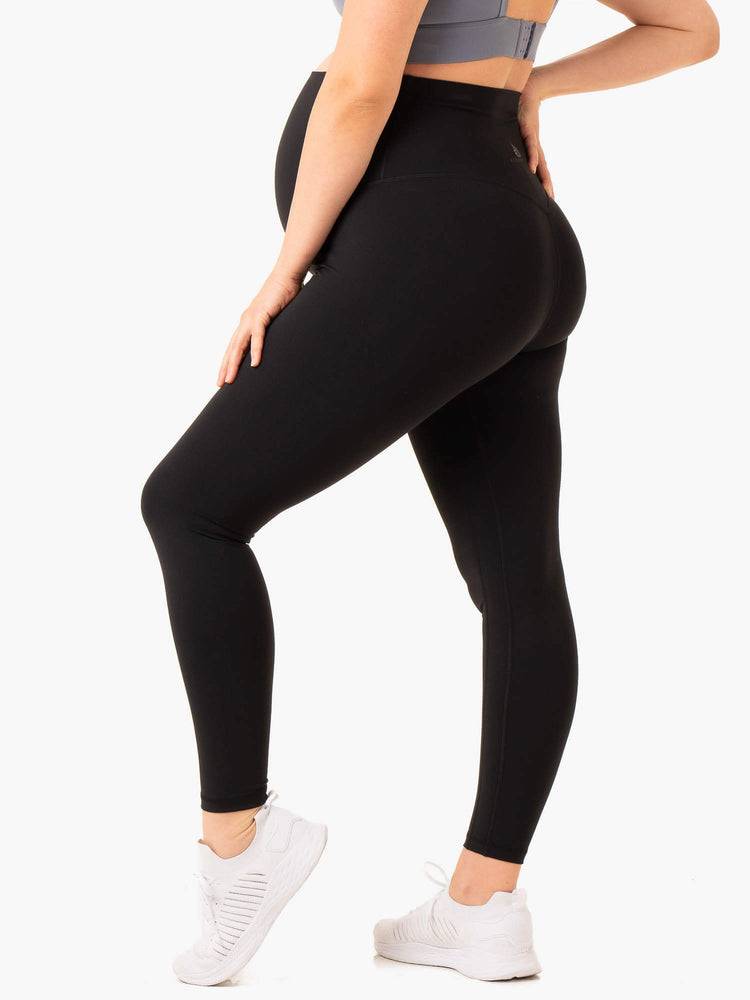 Legginsy Damskie Ryderwear Women Leggings Active Bump Czarne | PL2374RW