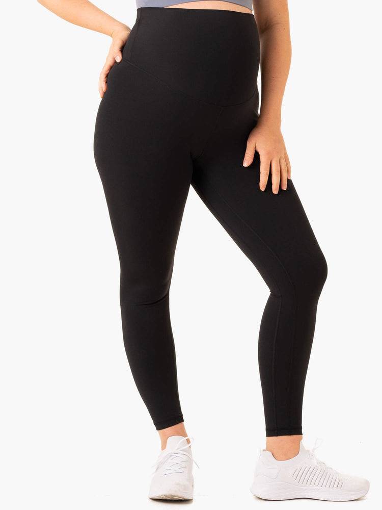 Legginsy Damskie Ryderwear Women Leggings Active Bump Czarne | PL2374RW