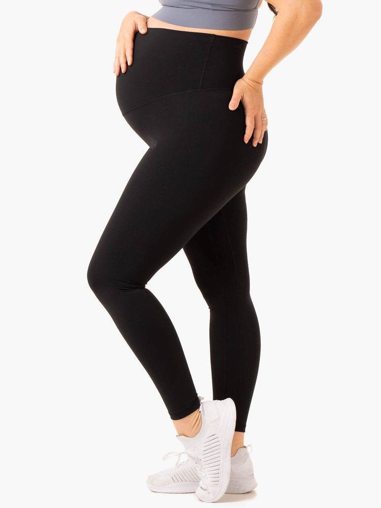 Legginsy Damskie Ryderwear Women Leggings Active Bump Czarne | PL2374RW