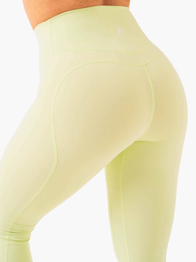 Legginsy Damskie Ryderwear Women Leggings Frequency High Waisted Mięta | PL2377QZ