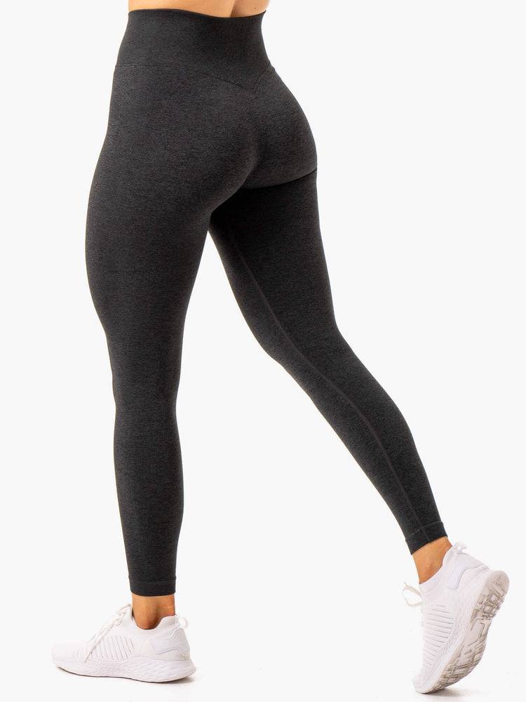 Legginsy Damskie Ryderwear Women Leggings Essential Seamless Czarne | PL2381VD