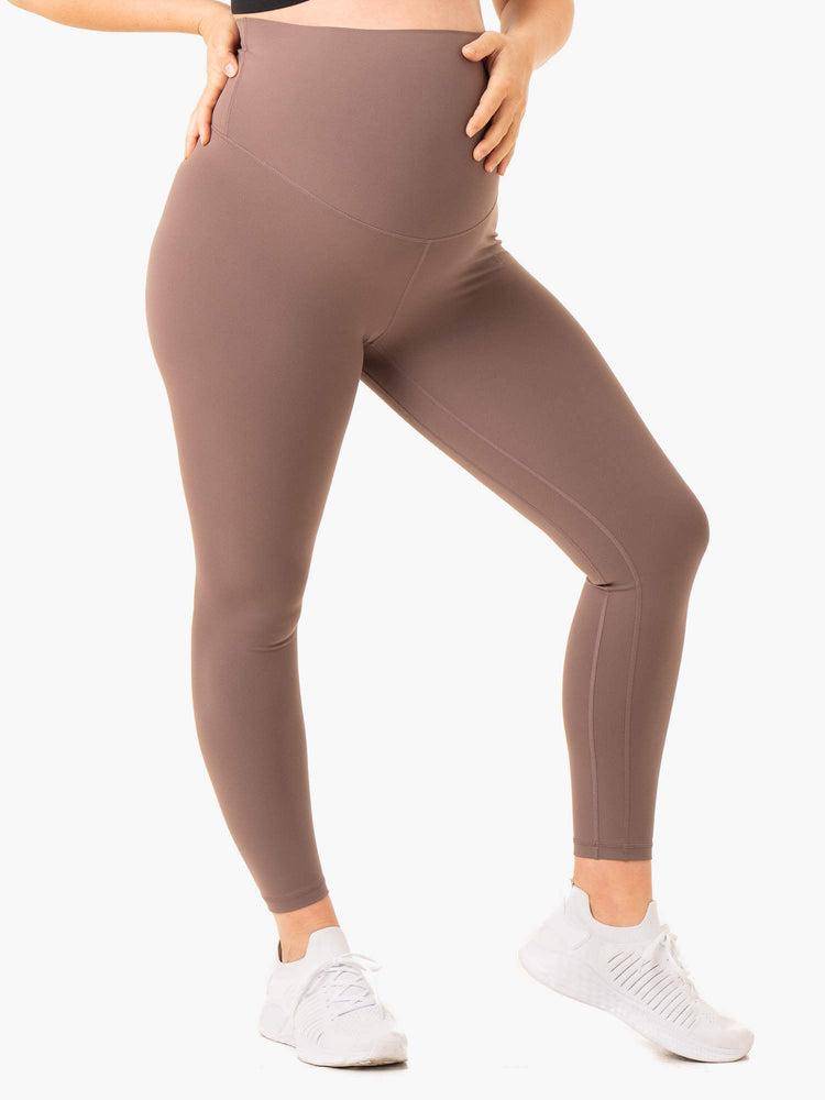 Legginsy Damskie Ryderwear Women Leggings Active Bump Czekolada | PL2382CE