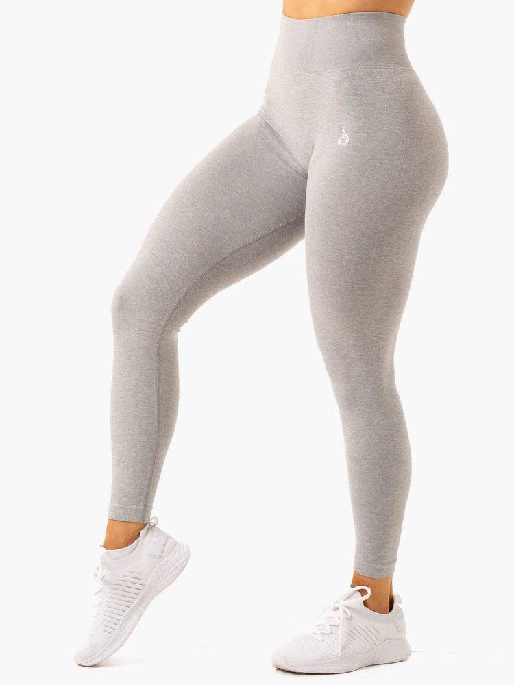 Legginsy Damskie Ryderwear Women Leggings Essential Seamless Głęboka Szare | PL2383XF