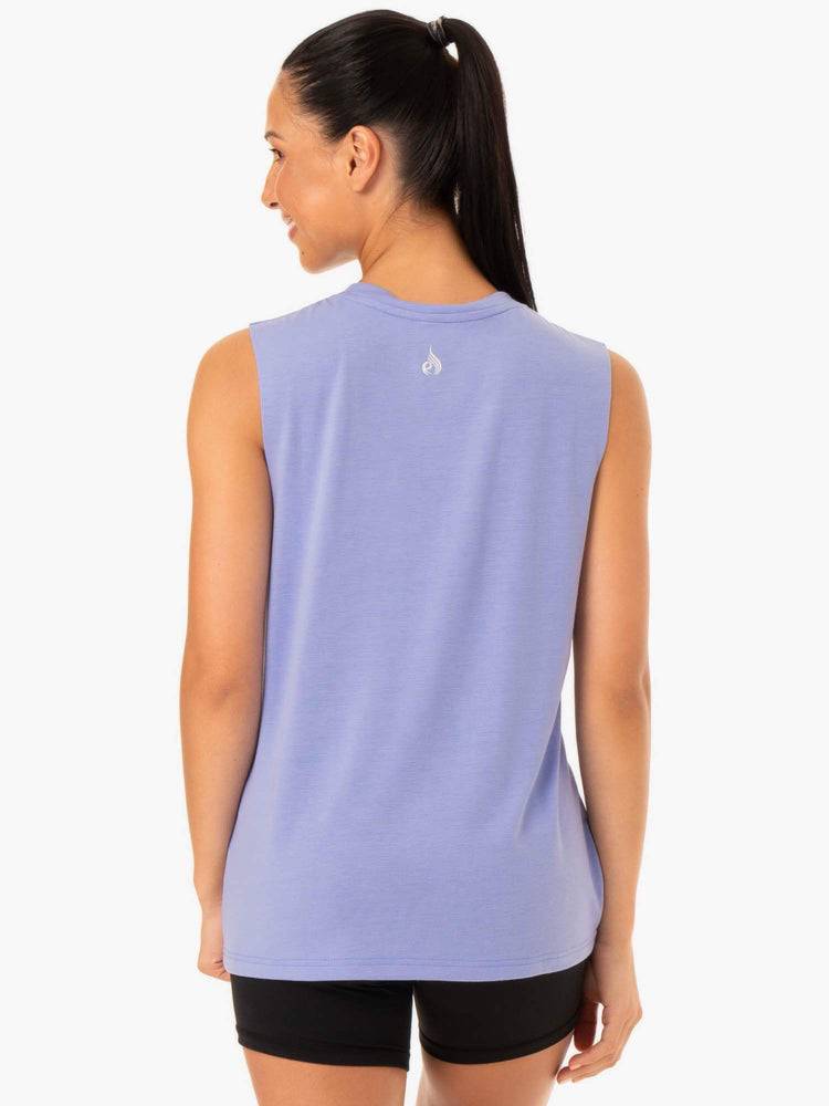 Podkoszulki Damskie Ryderwear Women Tanks Base Regular Cut Fioletowe | PL1207FM