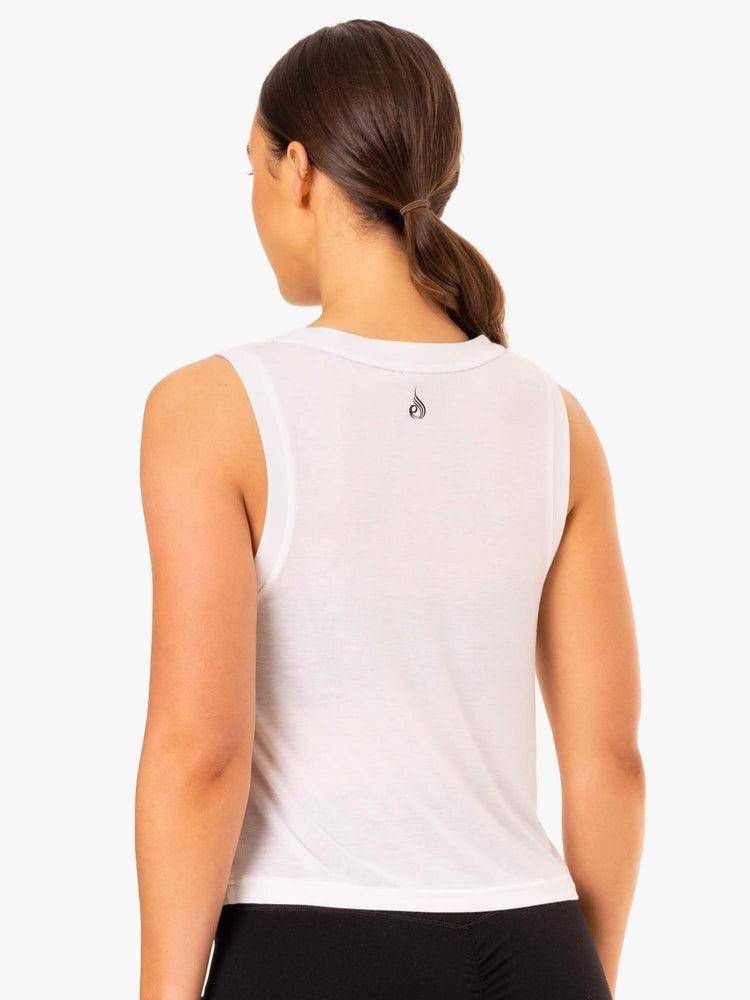 Podkoszulki Damskie Ryderwear Women Tanks Replay Białe | PL1229PQ