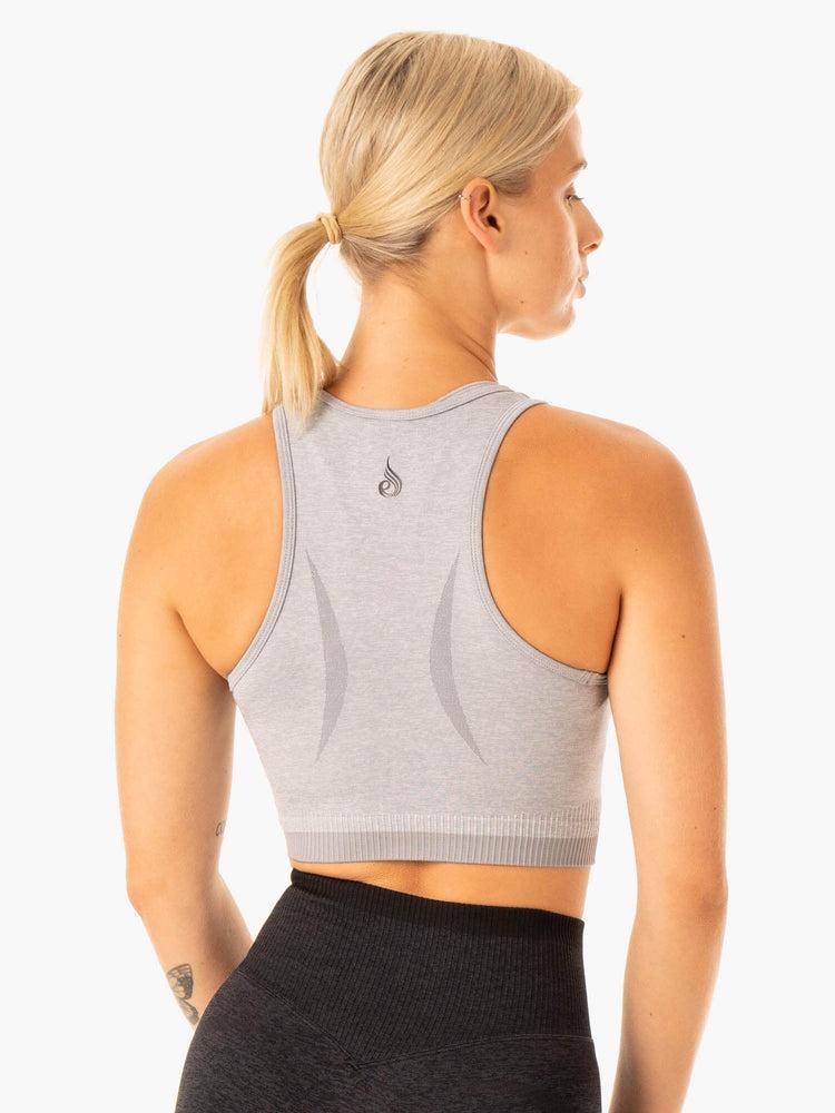 Podkoszulki Damskie Ryderwear Women Tanks Excel Seamless Szare | PL1235HK