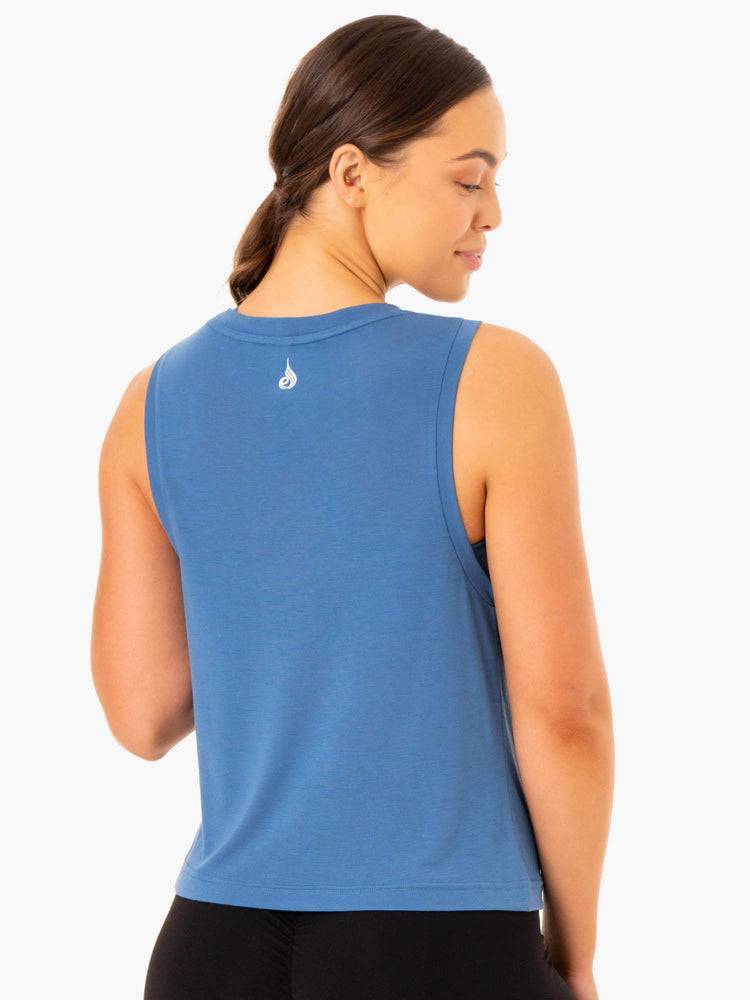 Podkoszulki Damskie Ryderwear Women Tanks Replay Niebieskie | PL1280OR