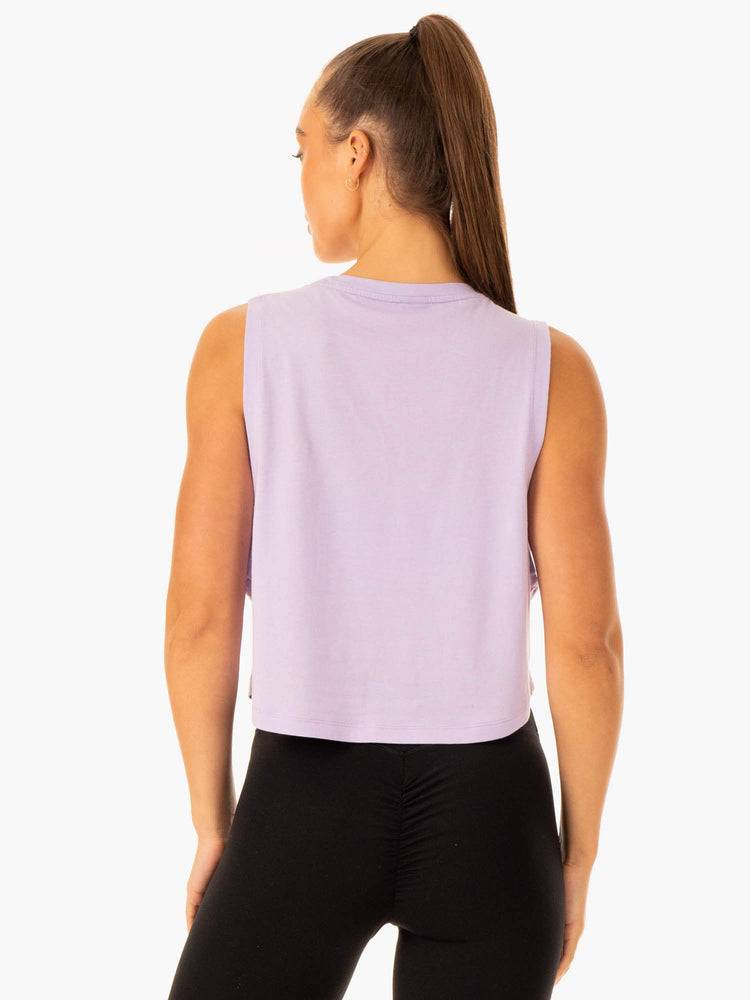 Podkoszulki Damskie Ryderwear Women Tanks Flow Scoop Lawenda | PL1292XF