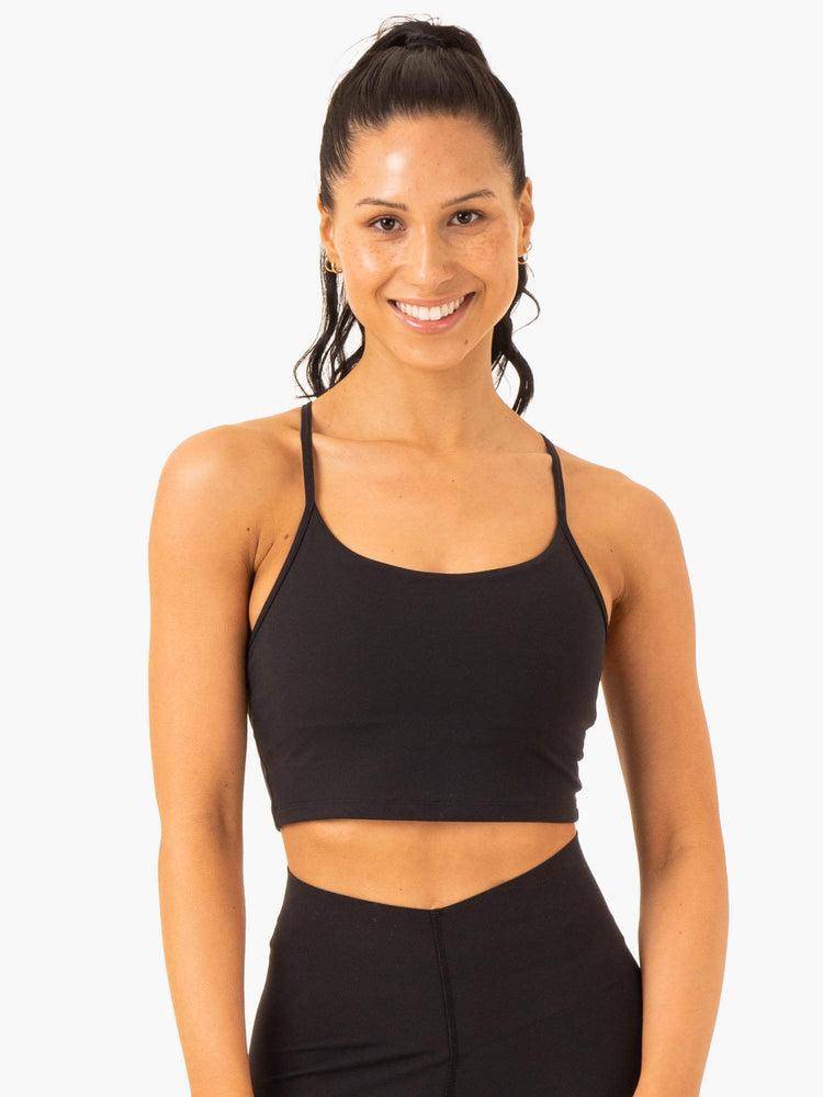 Podkoszulki Damskie Ryderwear Women Tanks Embody Compression Bra Czarne | PL1293CE