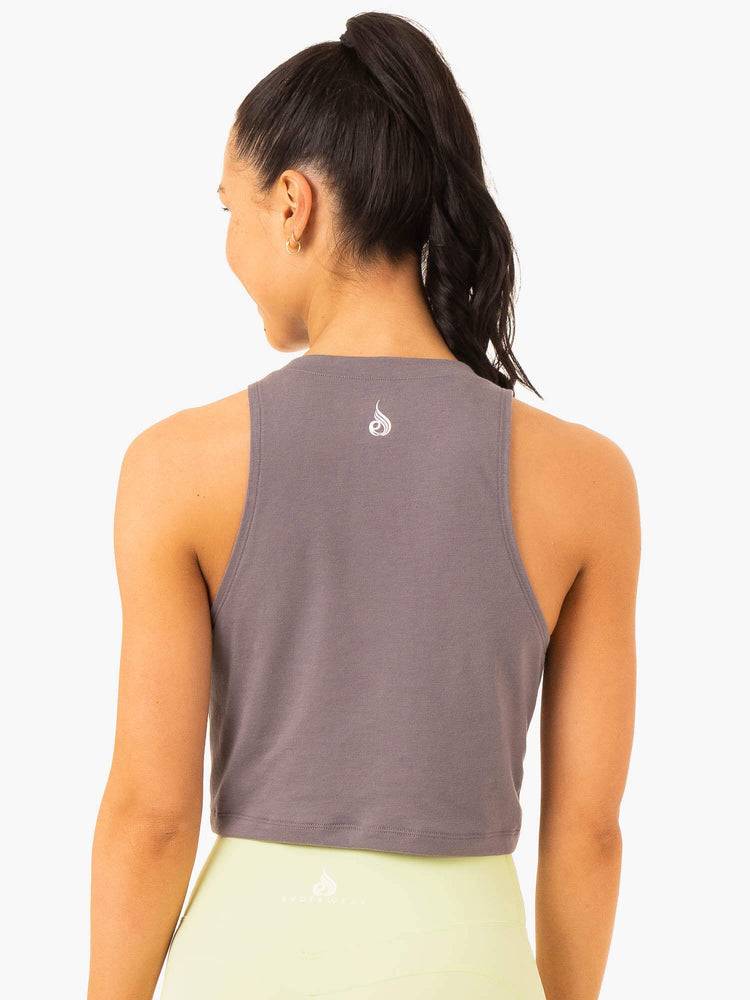 Podkoszulki Damskie Ryderwear Women Tanks Frequency Szare | PL1320VD