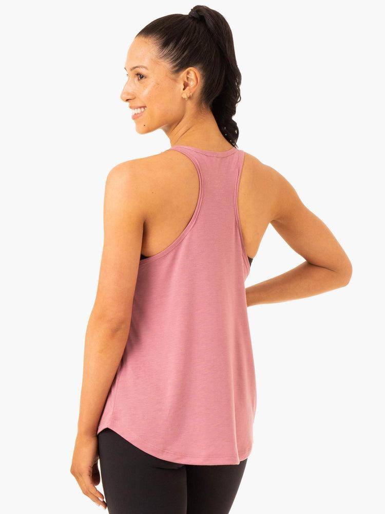 Podkoszulki Damskie Ryderwear Women Tanks Elevate Singlet Różowe | PL1332OR