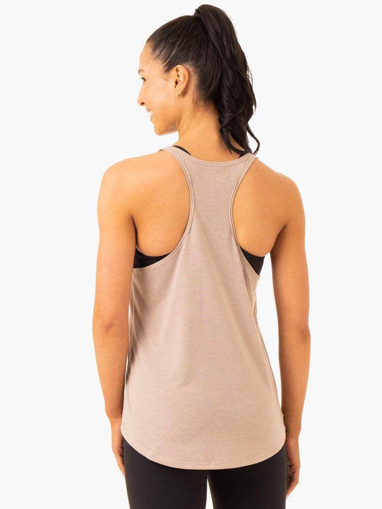 Podkoszulki Damskie Ryderwear Women Tanks Elevate Singlet Głęboka Brązowe | PL1340JJ