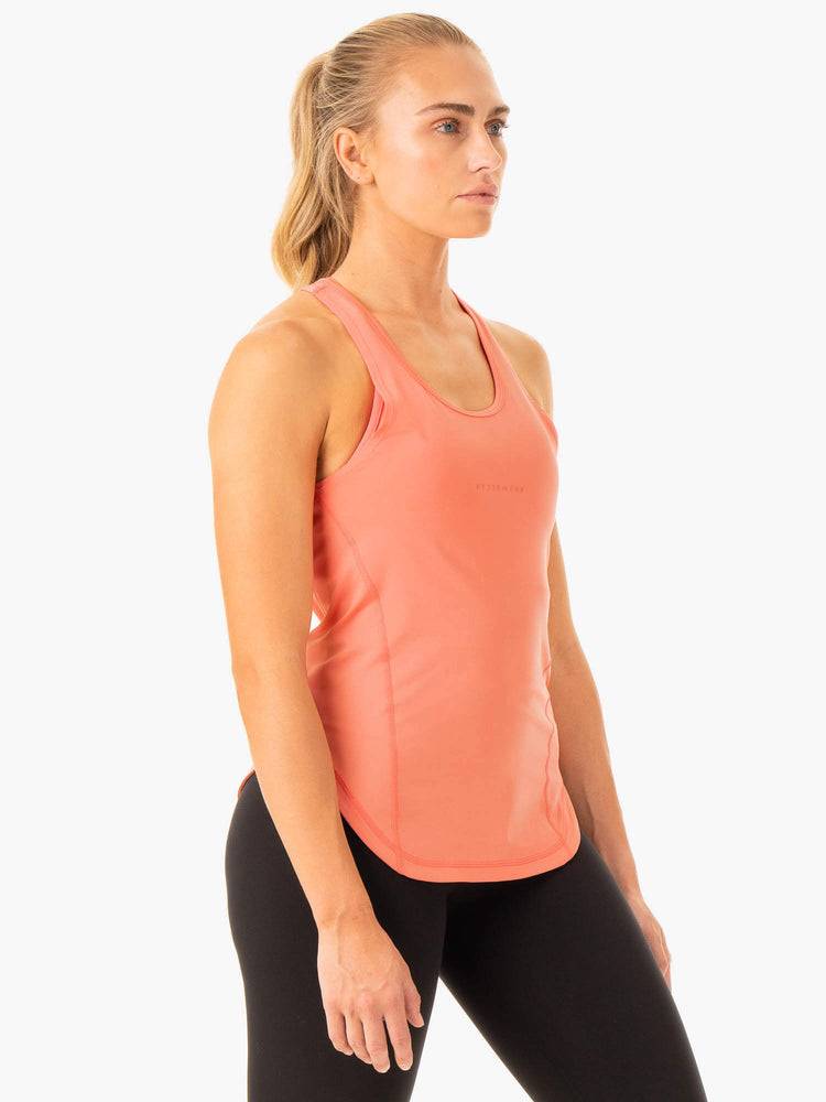 Podkoszulki Damskie Ryderwear Women Tanks Transform Treningowe Różowe Różowe | PL1342LH