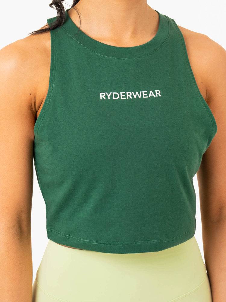 Podkoszulki Damskie Ryderwear Women Tanks Frequency Turkusowe | PL1345CE