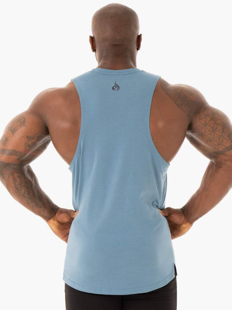 Podkoszulki Męskie Ryderwear Men Tanks Base Baller Tank Niebieskie | PL3086VD