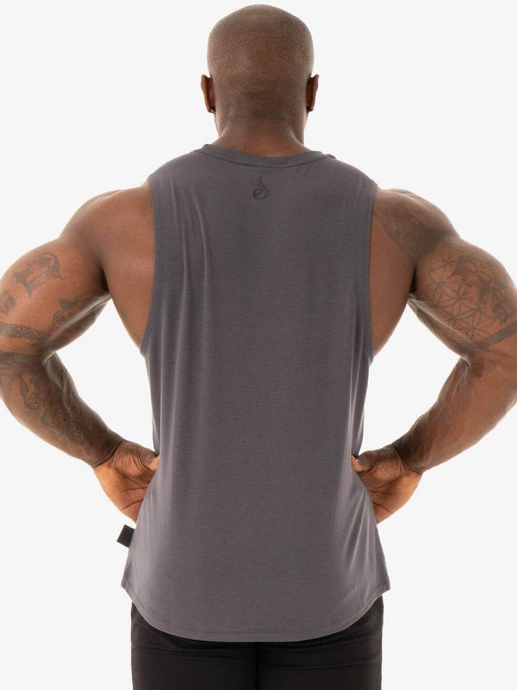 Podkoszulki Męskie Ryderwear Men Tanks Core Baller Tank Szare | PL3071SO