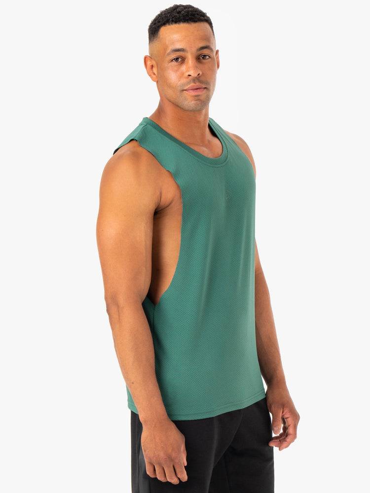 Podkoszulki Męskie Ryderwear Men Tanks Enhance Baller Tank Zielone | PL3066NB