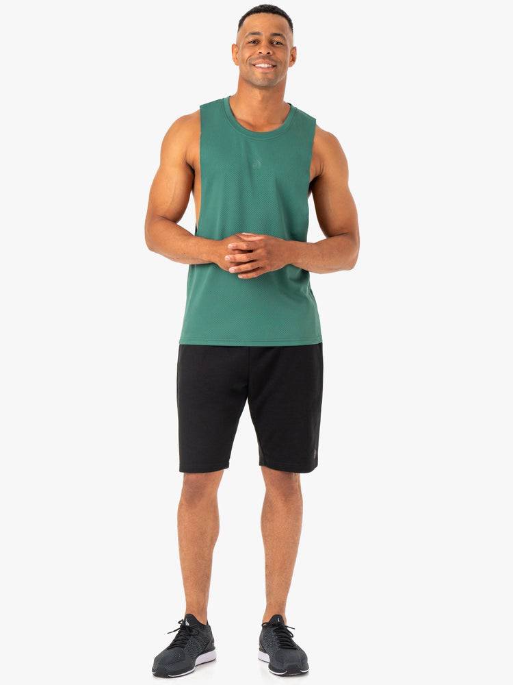 Podkoszulki Męskie Ryderwear Men Tanks Enhance Baller Tank Zielone | PL3066NB