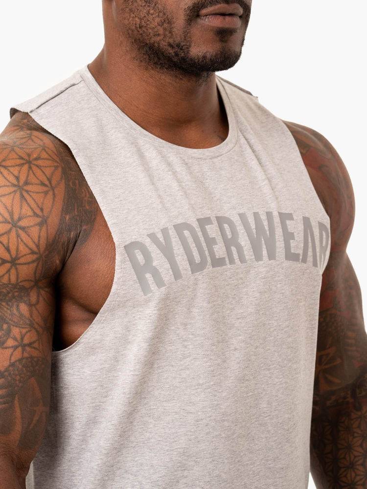 Podkoszulki Męskie Ryderwear Men Tanks Force Baller Tank Szare | PL3041VD