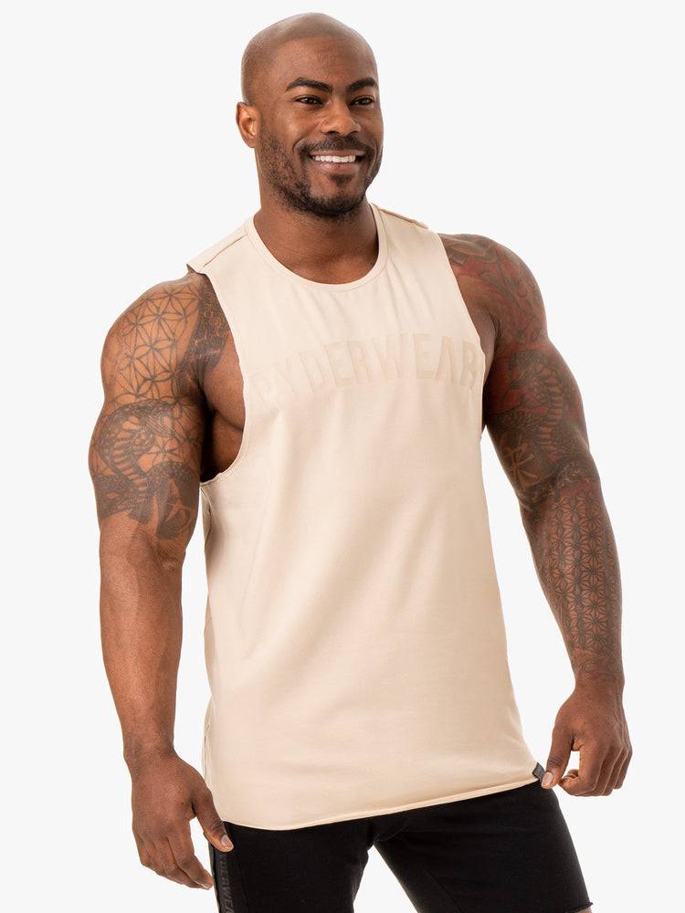 Podkoszulki Męskie Ryderwear Men Tanks Force Baller Tank Brązowe | PL3042CE