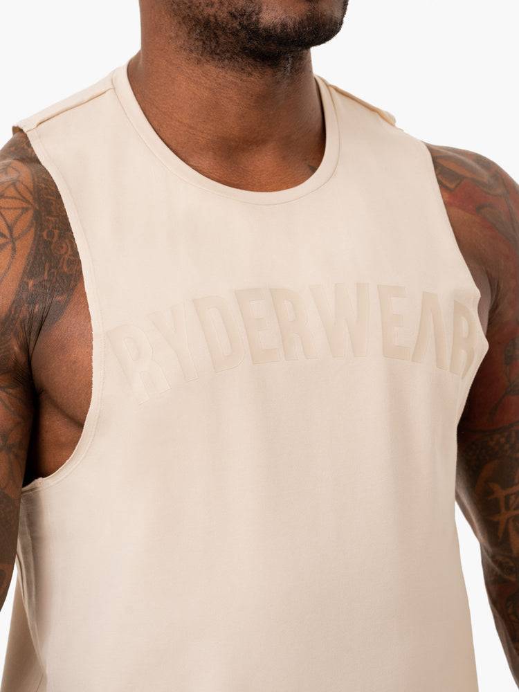 Podkoszulki Męskie Ryderwear Men Tanks Force Baller Tank Brązowe | PL3042CE