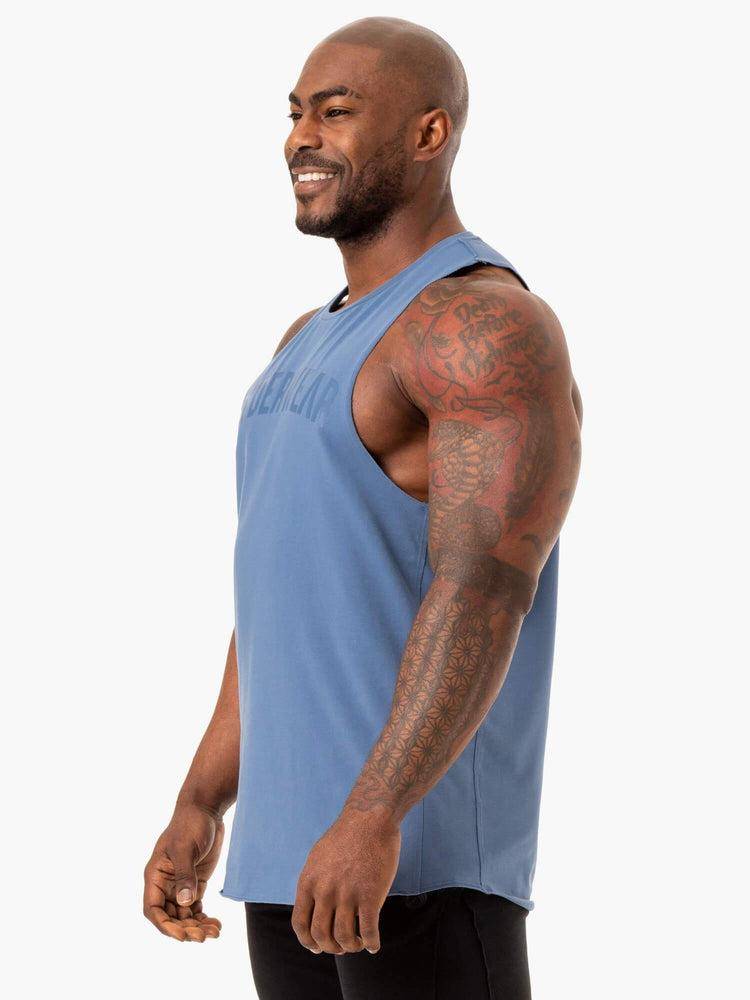 Podkoszulki Męskie Ryderwear Men Tanks Force Baller Tank Niebieskie | PL3043XF