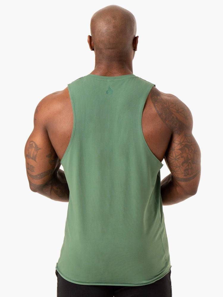 Podkoszulki Męskie Ryderwear Men Tanks Force Baller Tank Zielone | PL3044ZG