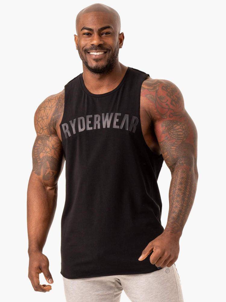 Podkoszulki Męskie Ryderwear Men Tanks Force Baller Tank Czarne | PL3046KI