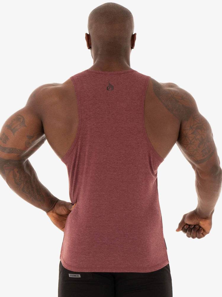 Podkoszulki Męskie Ryderwear Men Tanks Focus Baller Tank Bordowe | PL3048HK