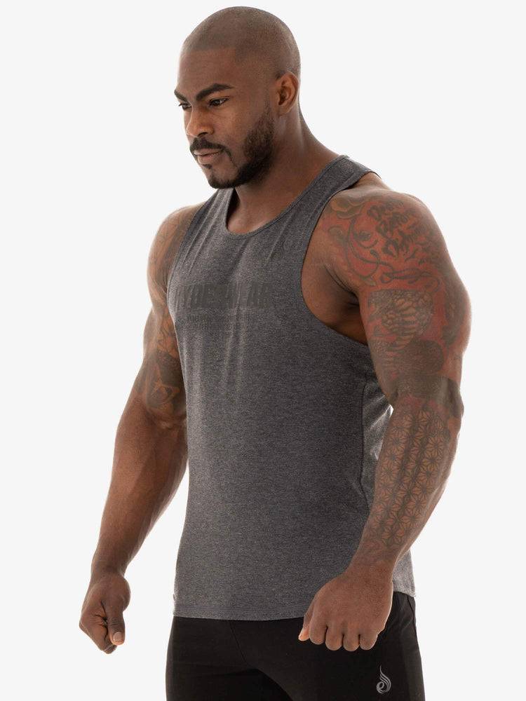 Podkoszulki Męskie Ryderwear Men Tanks Focus Baller Tank Czarne | PL3050GL