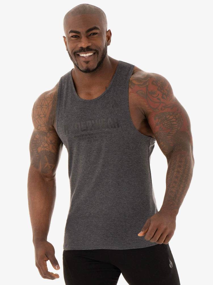 Podkoszulki Męskie Ryderwear Men Tanks Focus Baller Tank Czarne | PL3050GL