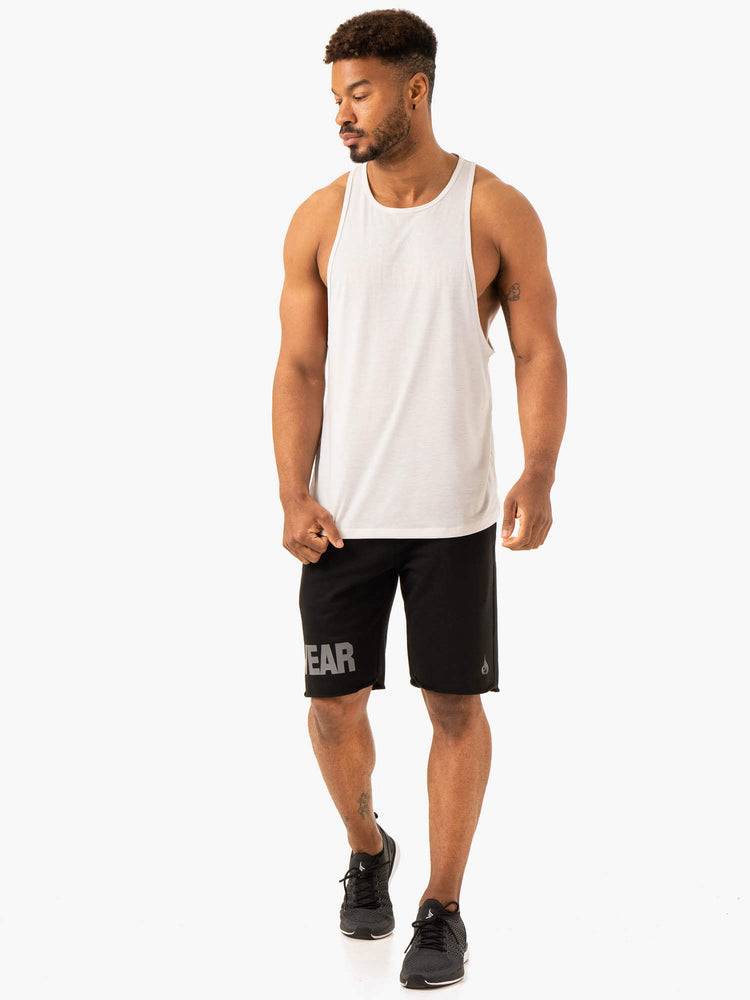 Podkoszulki Męskie Ryderwear Men Tanks Heritage Baller Tank Białe | PL3025DN