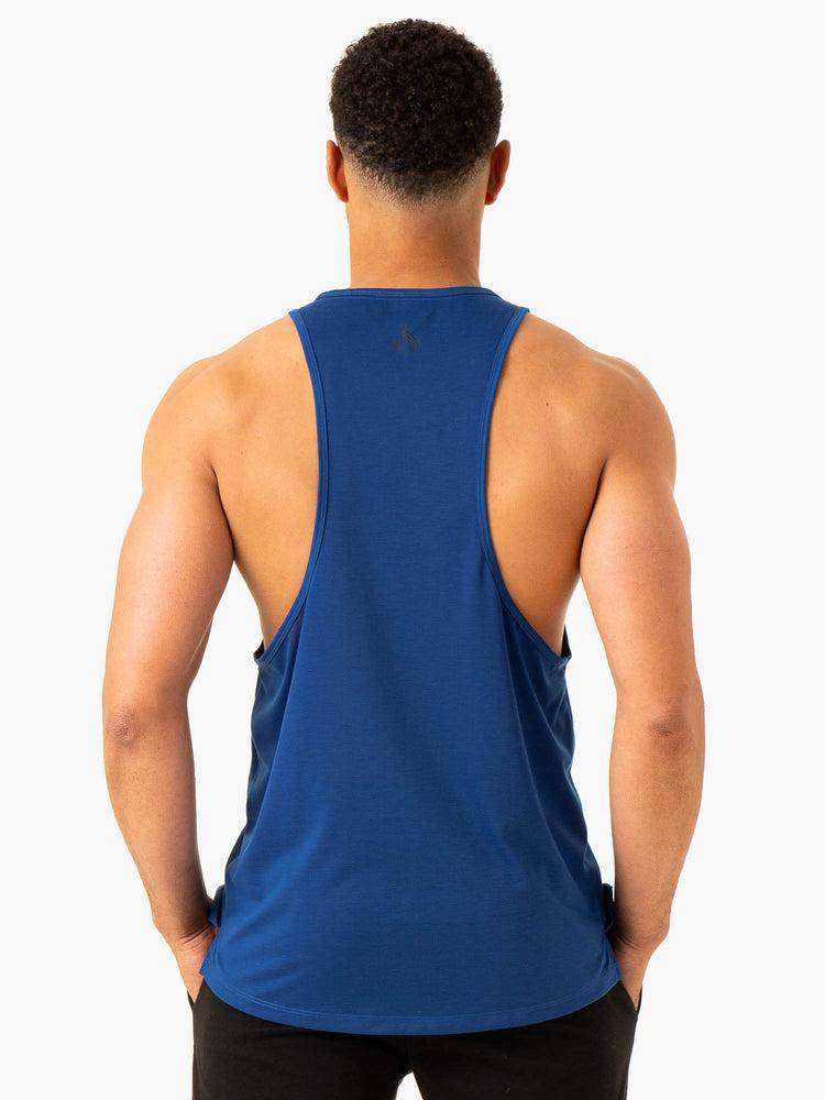 Podkoszulki Męskie Ryderwear Men Tanks Heritage Baller Tank Jasny Niebieskie | PL3026SO