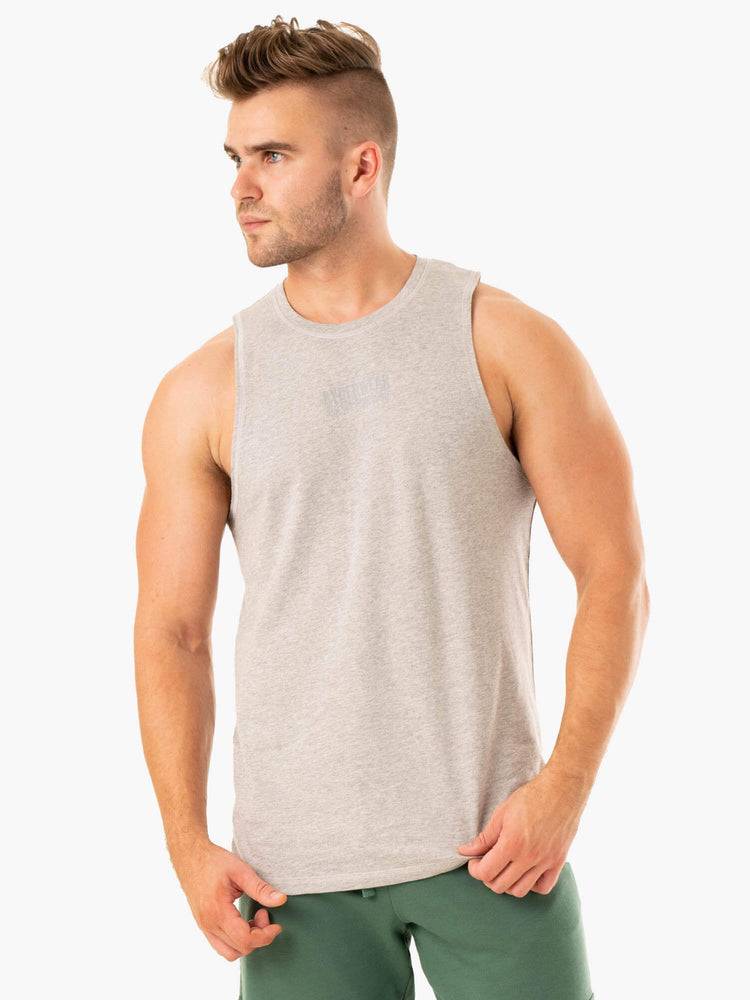 Podkoszulki Męskie Ryderwear Men Tanks Limitless Baller Tank Szare | PL3003OR