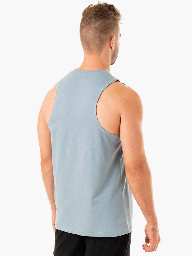 Podkoszulki Męskie Ryderwear Men Tanks Limitless Baller Tank Niebieskie | PL3004IS