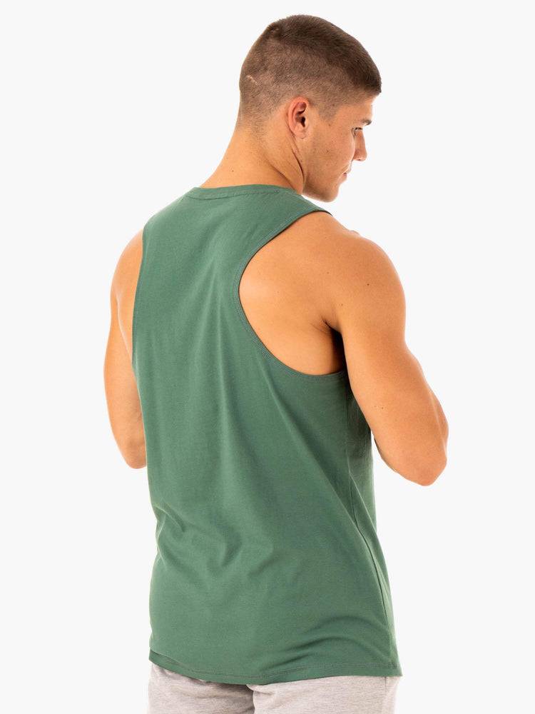 Podkoszulki Męskie Ryderwear Men Tanks Limitless Baller Tank Zielone | PL3005UT