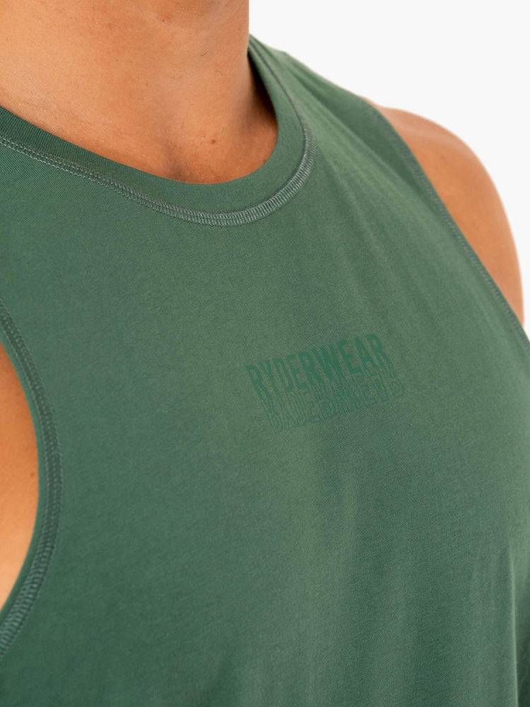 Podkoszulki Męskie Ryderwear Men Tanks Limitless Baller Tank Zielone | PL3005UT