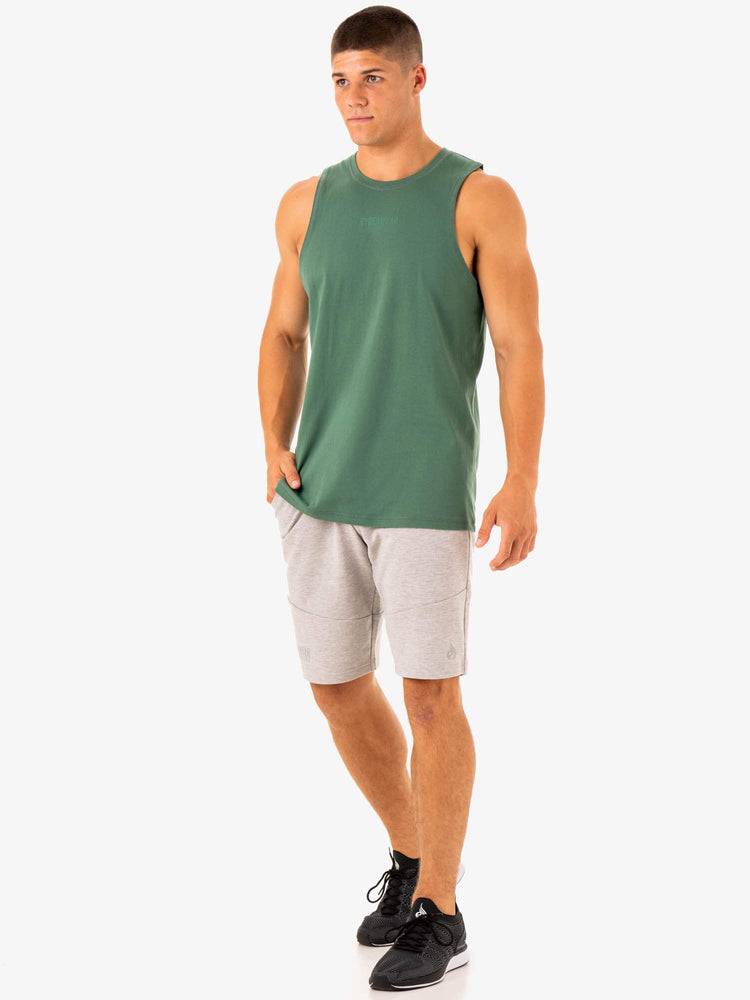 Podkoszulki Męskie Ryderwear Men Tanks Limitless Baller Tank Zielone | PL3005UT