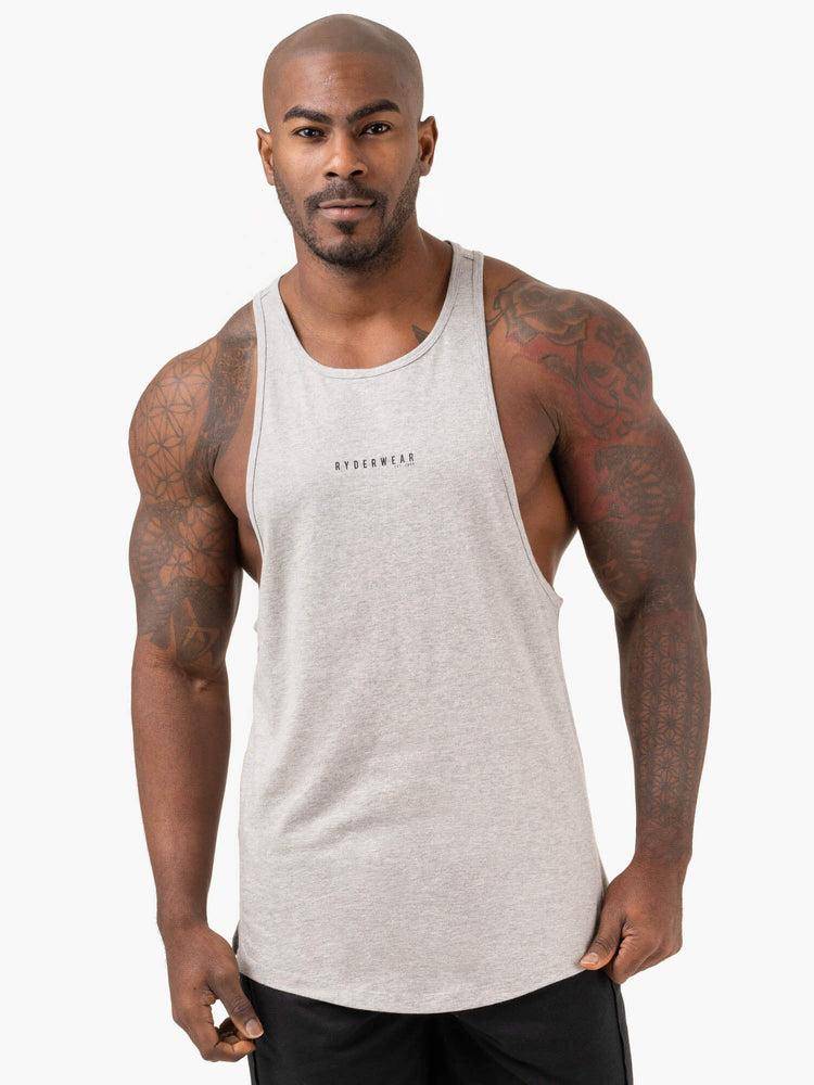 Podkoszulki Męskie Ryderwear Men Tanks Pursuit Baller Tank Głęboka Szare | PL2988YU