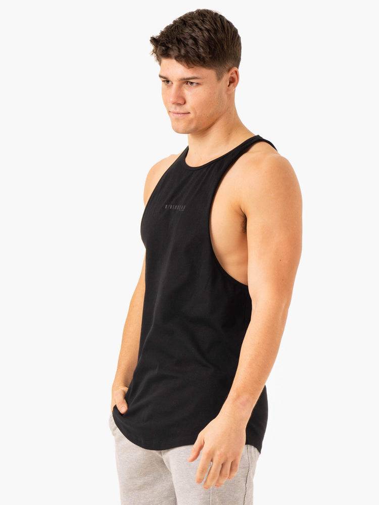 Podkoszulki Męskie Ryderwear Men Tanks Pursuit Baller Tank Czarne | PL2989TV