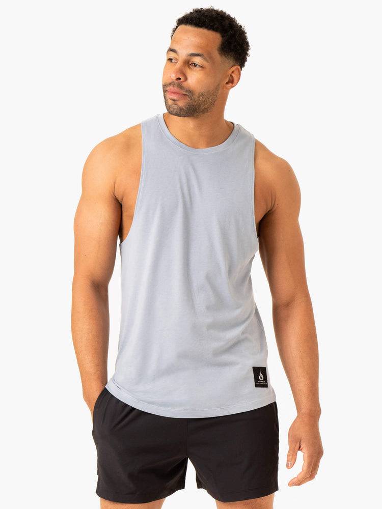 Podkoszulki Męskie Ryderwear Men Tanks Vital Baller Tank Niebieskie | PL2968NB