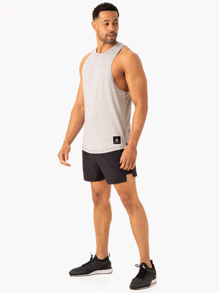 Podkoszulki Męskie Ryderwear Men Tanks Vital Baller Tank Szare | PL2970VD