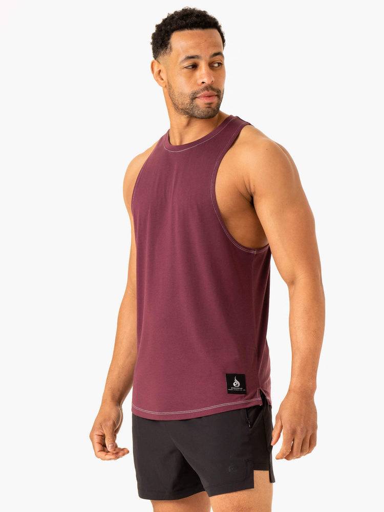 Podkoszulki Męskie Ryderwear Men Tanks Vital Baller Tank Fioletowe | PL2971CE