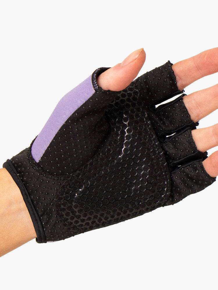 Rękawiczki Damskie Ryderwear Women Gloves Lifting Lawenda | PL1050DN