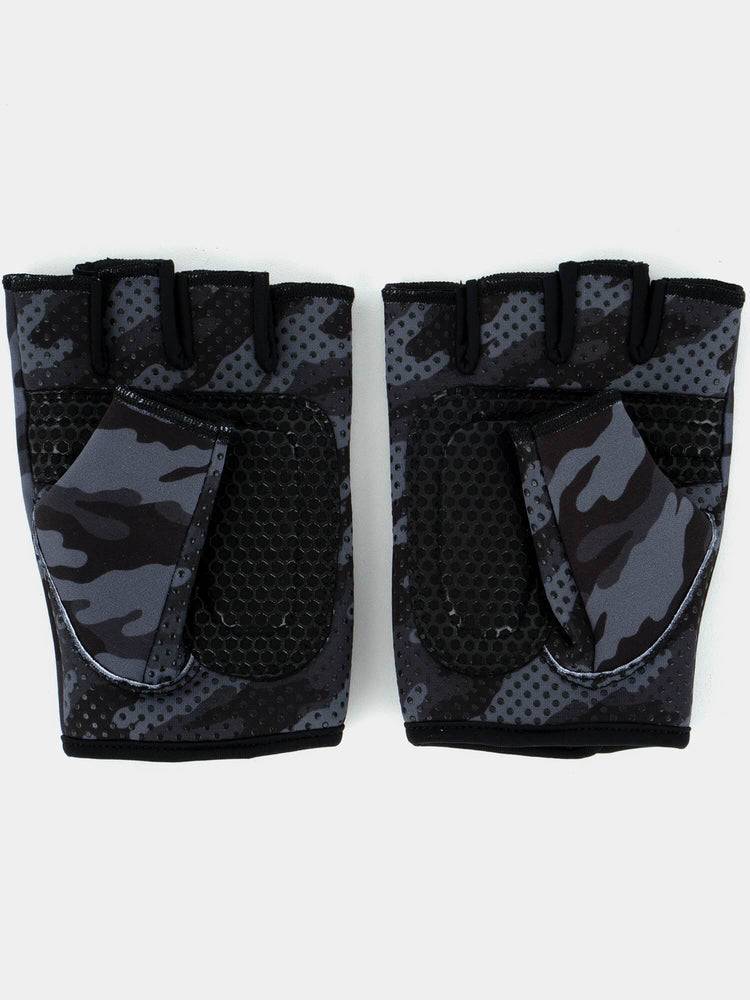 Rękawiczki Damskie Ryderwear Women Gloves Lifting Czarne Camo | PL1053HK