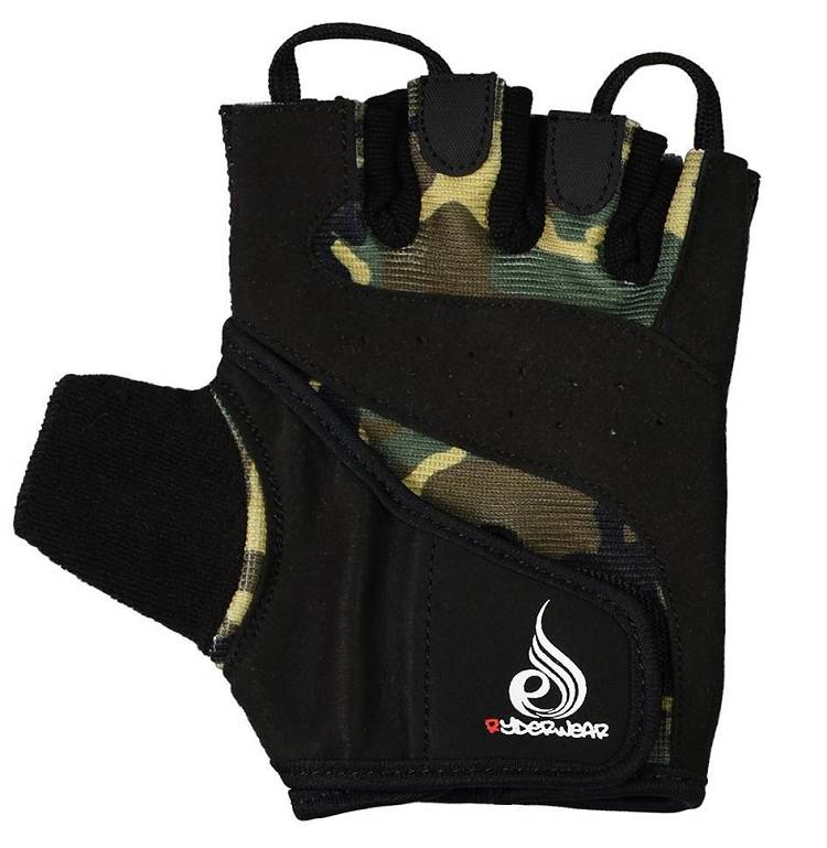 Rękawiczki Damskie Ryderwear Women Gloves Camo Lifting Czarne Camo | PL1054JJ