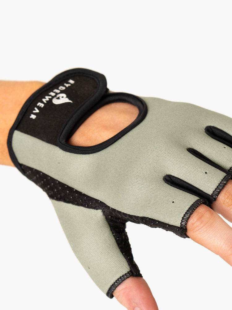 Rękawiczki Męskie Ryderwear Men Gloves Lifting Oliwkowe | PL2545GL