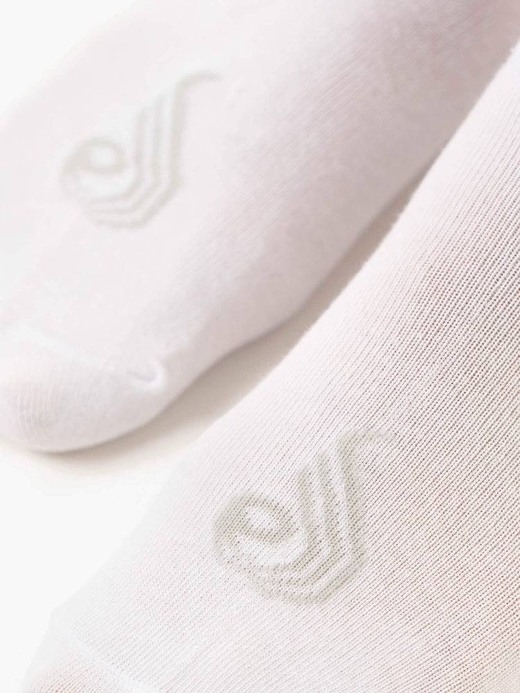 Skarpety Damskie Ryderwear Women Socks No Show Białe | PL1043YU