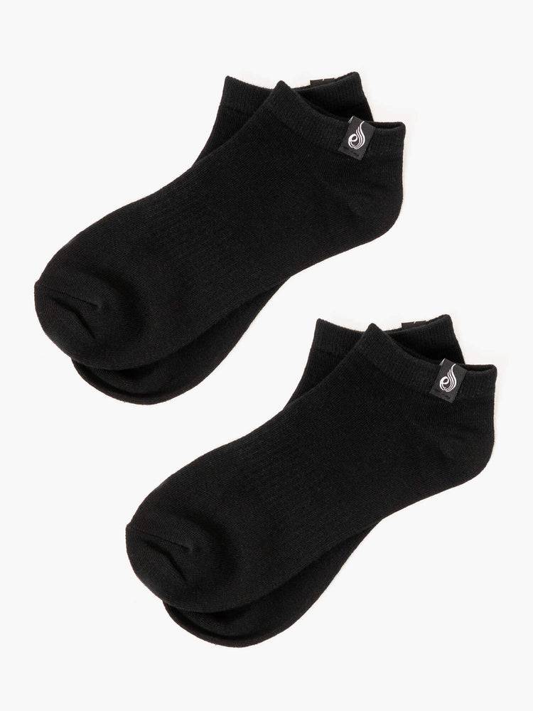 Skarpety Męskie Ryderwear Men Socks Treningowe Czarne | PL2589VD