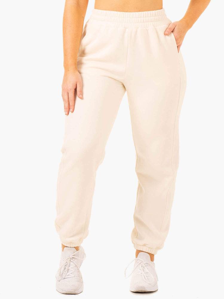 Spodnie Sportowe Damskie Ryderwear Women Track Pants Sideline Głęboka Żółte | PL1070UT